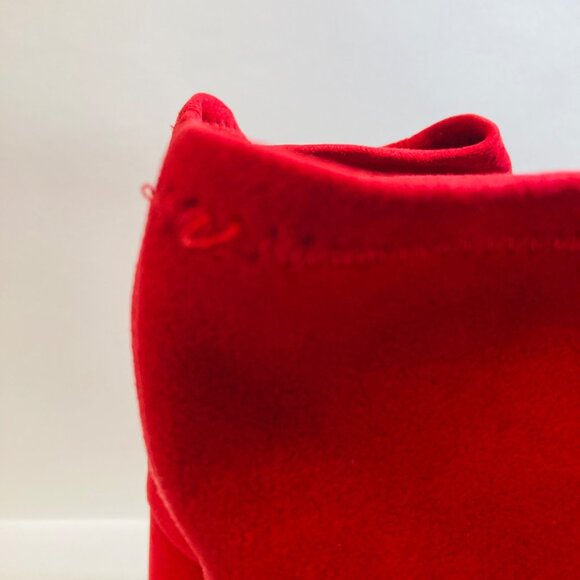 BCBGENERATION Boots 9 M Red Ally Pointed Toe Sculpted Heel Zip-Up Dress Booties - Picture 5 of 12